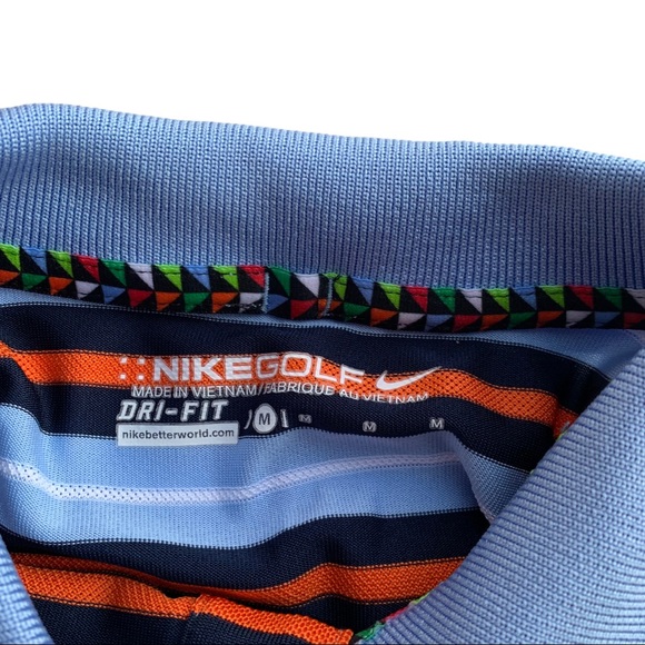 Nike Golf Tigers Eye Golf Links Golf Polo Medium - Picture 4 of 5